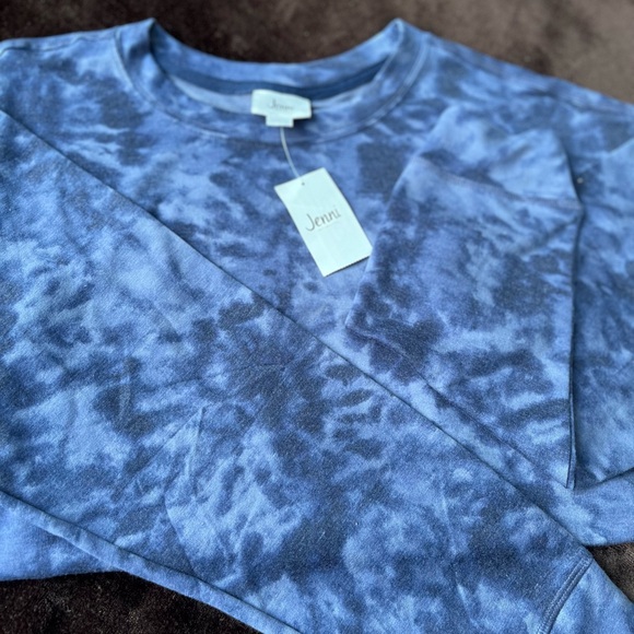 NWT blue, Jenni Intimates soft long sleeve - Picture 6 of 6